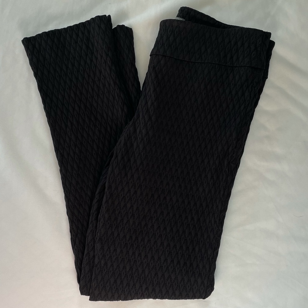 Erica Taylor Karen Straight Leg Printed Pant, Black, Size Small